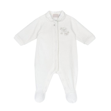 玫瑰天鵝-提織玫瑰剪毛絨前開兔裝