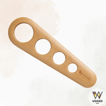 雪芙量麵器【Winner】量麵尺 麵條分量尺 義大利麵量取器 量麵器 量麵棒 麵量麵器 麵量取器 4孔量麵器 木製量麵