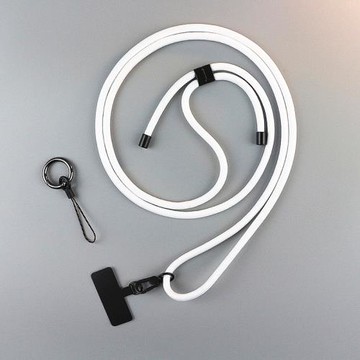 趙露思同款手機掛繩白色斜挎掛脖手機繩女旅游防丟可背手機鏈高端