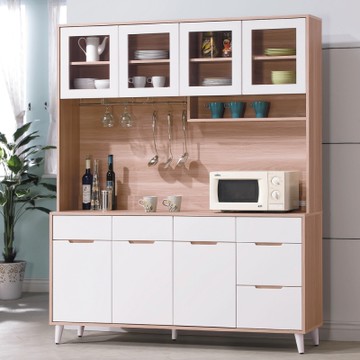 AS DESIGN雅司家具-莉絲麗北歐風5.3尺餐櫃-161x40x200cm