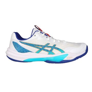 ASICS SKY ELITE FF 3 男排球鞋-訓練 運動 亞瑟士 1051A093-960 白藍綠金紅