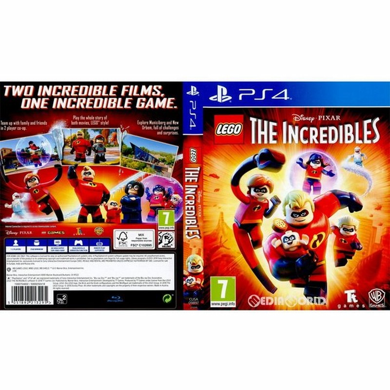 中古即納 Ps4 Lego The Incredibles レゴ インクレディブル ファミリー Eu版 Cusa 097 通販 Lineポイント最大0 5 Get Lineショッピング