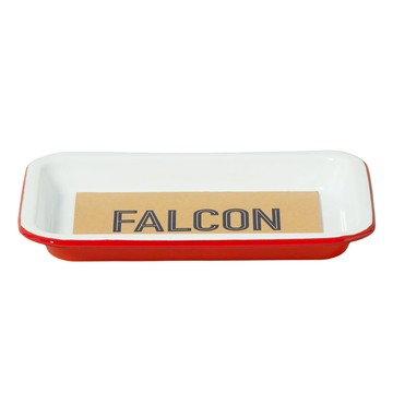 Falcon 小托盤 紅白 19.5cm