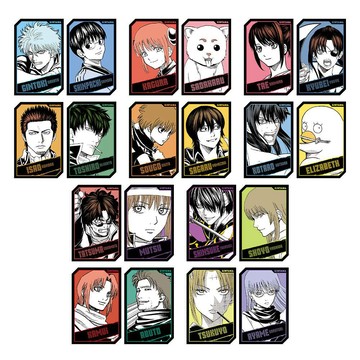 【銀魂✅】正版 角色全息收藏卡 一包 2張 第一彈 盲盒 坂田銀時 志村新八 神樂  桂小太郎 土方 銀魂收藏卡