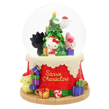 JARLL水晶球音樂盒hellokitty八音盒女孩女生兒童女友圣誕節禮物