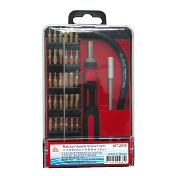 Octopus章魚牌 30件棘輪起子組 附軟軸  1組