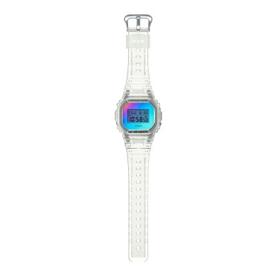 G-SHOCK ジーショック DW-5600SRS-7JF レインボー蒸着 Iridescent Colorシリーズ 樹脂バンド メンズ デジタル表示  スケルトンカラー 腕時計 CASIO カシオ | LINEブランドカタログ