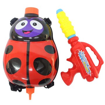 小瓢蟲背包水槍 後背式水槍 槍長28cm/一個入(促180) 可背式動物造型 加壓式強力水槍~CF119830【APP滿額下單10%點數(單一帳號最高5000點)】1/31止