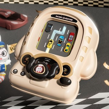 🕹WBP免運🕹賽車避障機 兒童賽車闖關大冒險玩具 汽車模擬駕駛玩具 仿真賽車避障 仿真駕駛 兒童遊戲機 益智玩具親子競技