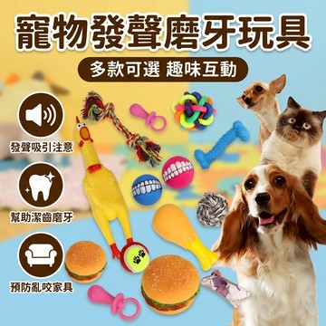 【台灣現貨】 發聲玩具 耐咬磨牙 寵物玩具 磨牙玩具 狗玩具 貓玩具 寵物