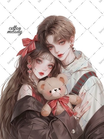 original sticker no.872 人物貼紙 原創貼紙 人物貼紙 女孩貼紙 原創人物貼紙