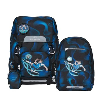 【毒】Beckmann Classic 22L 兒童護脊書包+Gym 12L輕便後背包 - 魔力足球