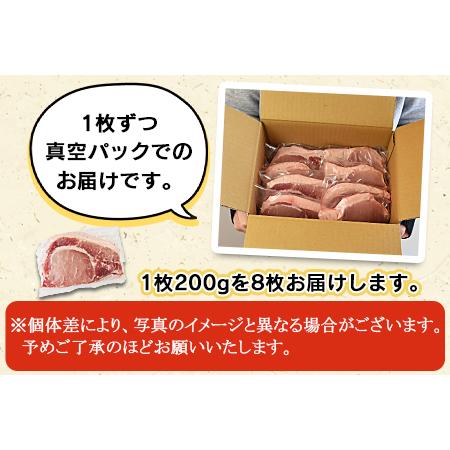 ふるさと納税 ＜宮崎県産 豚大判ロース 合計1.6kg＞翌月末迄に順次出荷 宮崎県国富町