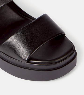 Clergerie Next 110 leather platform mules