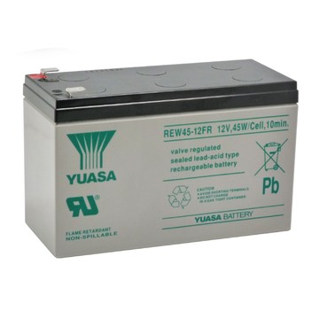 YUASA REW45-12 鉛酸電池12V45W POS系統機器 UPS不斷電設備 電池更換 消防總機 照明設備 逃生設備