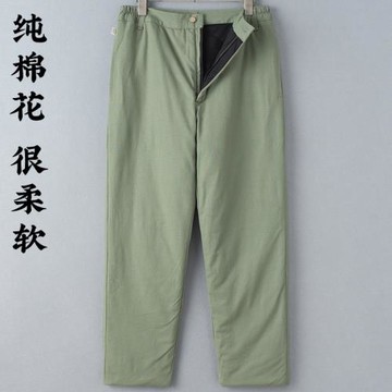 中老年人純棉花加厚保暖抗寒高腰外穿冬季休閑棉褲柔軟爸爸棉褲男
