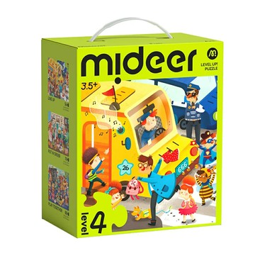 【拼圖貓】mideer - 進階式拼圖-寶貝的一天(LEVEL4) MD-1644