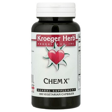 Kroeger Herb Co, Chem X，100 粒素食膠囊