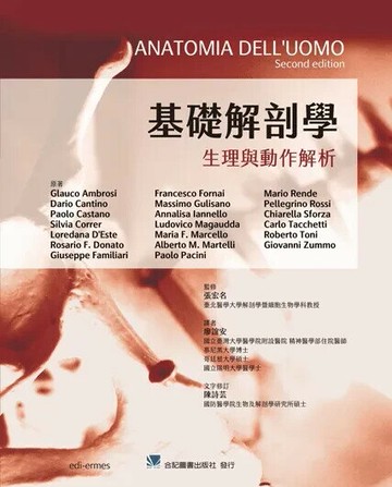 基礎解剖學:生理與動作解析 (1版) Ambrosi Glauco; Anastasi Giuseppe Pio; Cantino Dario 2025 合記