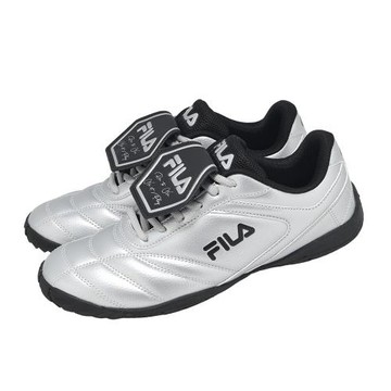 Fila 休閒鞋 Calcio Uno 男鞋 銀 黑 復古 世足 足球鞋 1C331A880