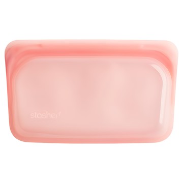 stasher 長形矽膠密封袋 紅心芭樂 60g  19.05 x 11.43 x 2.54cm  1個  1入