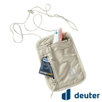 【deuter 德國】SECURITY WALLET隱藏式錢包(3950021 卡其/側背貼身袋/隨身袋/證件包)