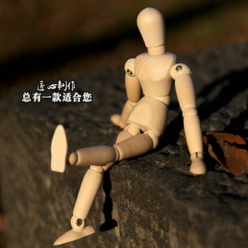 木偶模型 關節木偶 木頭手 漫畫木人模型12寸木頭人素描木偶人小關節人木手關節可動木手模型『FY00041』