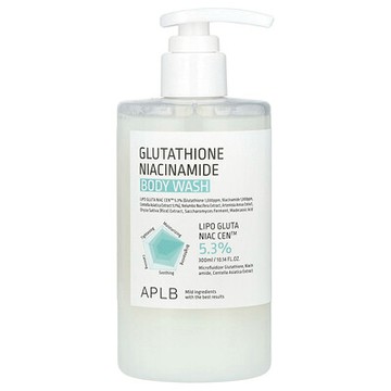 APLB, 谷胱甘肽煙醯胺沐浴露，10.14 液量盎司（300 毫升）