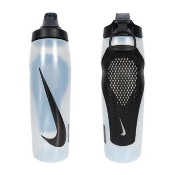 NIKE REFUEL BOTTLE瓶蓋擠壓水壺32OZ-登山 運動水壺