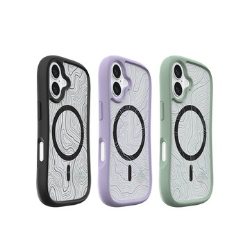 LAUT iPhone 16 磁吸耐衝擊保護殼-地圖款