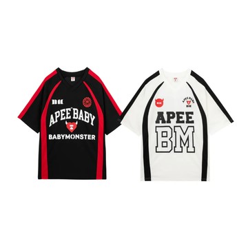 AirRoom正品 2026SS APEE X BABYMONSTER APEE PRINT TEE 聯名 球衣 短T