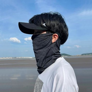防曬面罩男款遮全臉騎行釣魚脖子男士面紗護頸男款冰絲圍脖男學車