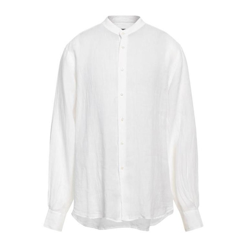 送料無料】 フェデーリ メンズ シャツ トップス Linen shirt White