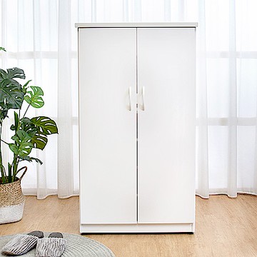 Boden-防潮防蛀 防水塑鋼2.2尺上掀收納二門鞋櫃(白色)