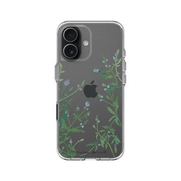 iPhone 17 Clear Case（相機按鈕） 透明 - 花花草草 / Flowers & Plants - 鬼月系列-馬鞭草
