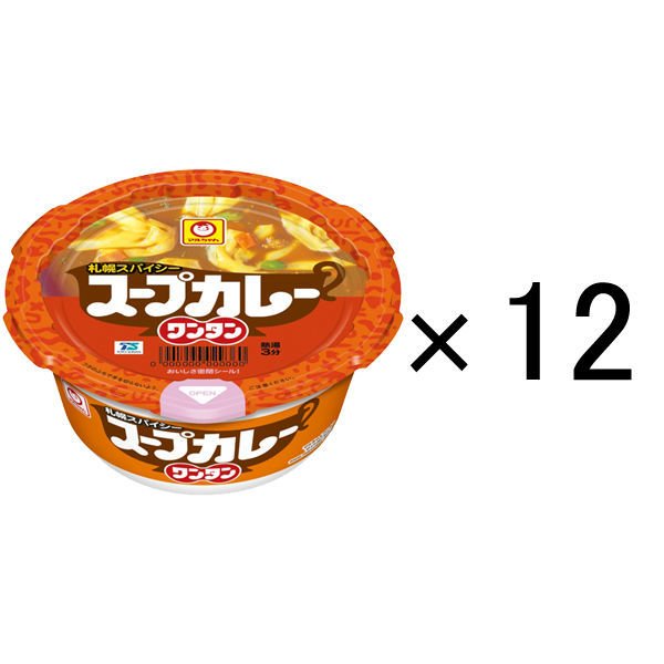 東洋水産マルちゃん スープカレーワンタン 札幌スパイシー 1セット（12個） 東洋水産