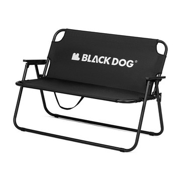 BLACKDOG 黑狗 雙人折疊椅 雙人椅 折疊椅 露營椅 情人椅 親子椅  黑色  1個