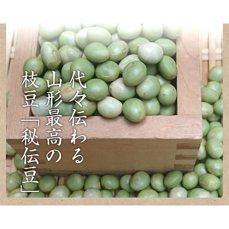 秘伝豆山形県産大豆 令和5年産 秘伝豆 枝豆 ひたし豆 萩原農園の豆 レシピ付き