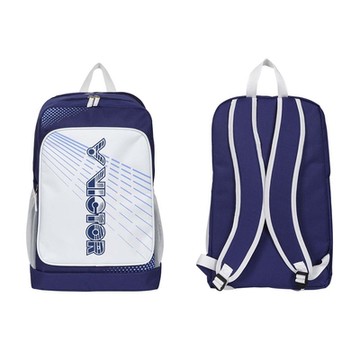 VICTOR 後背包-後背包 雙肩包 裝備帶 BR2003B 丈青白