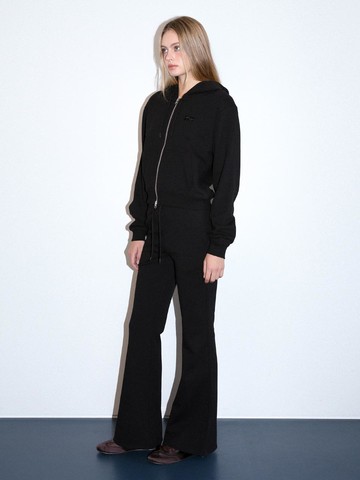 Calm Mood bootcut Sweat Pants (Black)