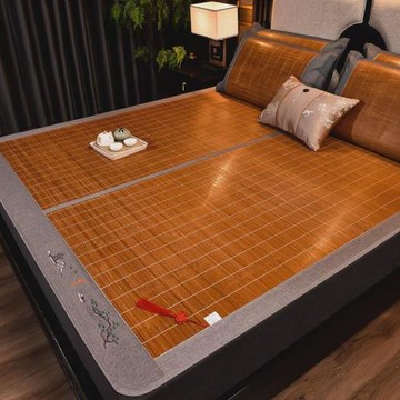 涼席竹席夏季裸睡竹子學生宿舍單人雙面正反兩用冰絲席子家用草席