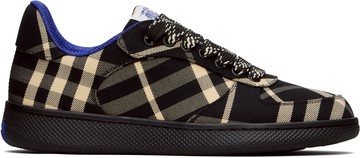 Burberry 黑色 & 驼色 Check Terrace 运动鞋