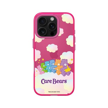 iPhone 16 Pro Clear 粉漾桃 - Care Bears - 雲朵綿綿