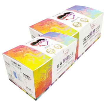 CareMax 凱瑪適 醫療素色成人口罩 17.5 x 9.5cm  翡翠綠  50片  2盒