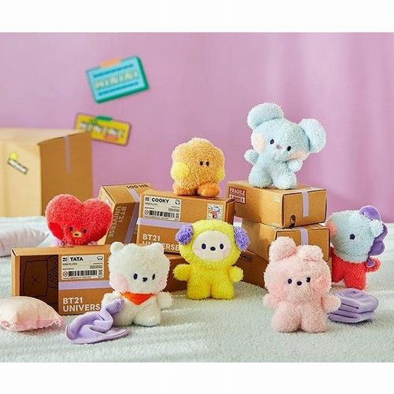 BTS 防弾少年団 BT21 公式グッズ minini STANDING DOLL スタンディングドール ぬいぐるみ 人形 韓国直輸入 バンタン  K-POP 韓国 | LINEショッピング