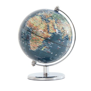 SkyGlobe 5吋衛星亮面金屬手臂地球儀(中文版)