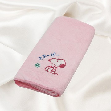 史努比超細纖維快乾擦髮巾 4入