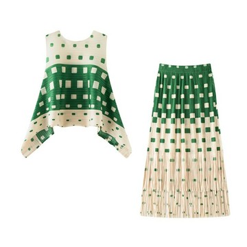 【巴黎精品】現貨+預購 三宅風上衣褶衣褶皺套裝女上衣長裙折衣彈力女裝顯瘦摺衣大碼-春夏季繽紛a1jv15