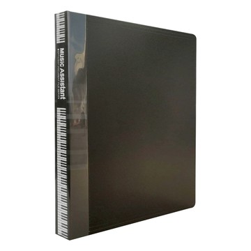 不反光資料簿黑色-40/20入