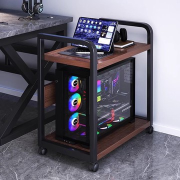 電腦主機托架支架電競房多層可移動機箱置物架臺式電腦落地放置架